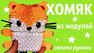 ХОМЯК Из Модулей | Модульное Оригами | Мастер Класс