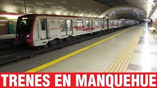 Metro De Santiago | Trenes en Manquehue
