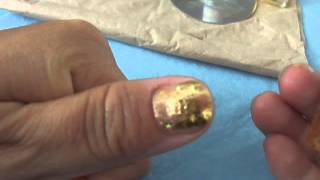 Papel Foil COMO APLICAR CON ESMALTE SIN PEGAMENTO