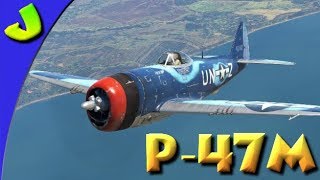 War Thunder P-47 M Realistc ACE Gameplay