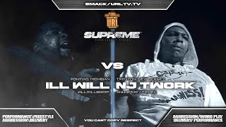 ILL WILL VS NU JERZY TWORK SMACK/ URL RAP BATTLE | URLTV