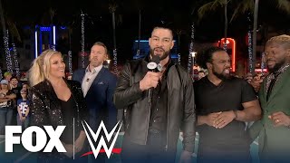 Roman Reigns fires up the 49ers with pregame speech for Super Bowl LIV | WWE BACKSTAGE | WWE ON FOX