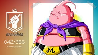 Como Desenhar Majin Boo Kawaii 042/365