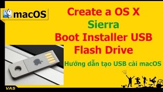 [MacBook - macOS] Create a OS X Sierra 10.12 Boot Installer USB Flash Drive on Windows