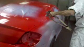 2003 Tiburon, body kit, Professional car painter Cherry Red