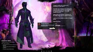 Guild Wars 2 - Sylvari Mesmer Character Creation