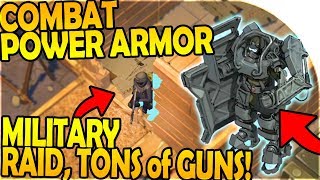 COMBAT POWER ARMOR - MILITARY RAID (TONS of GUNS) - Last Day On Earth Survival Update 1.8.1