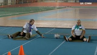 Спортивні змагання літніх людей влаштували у Сумах