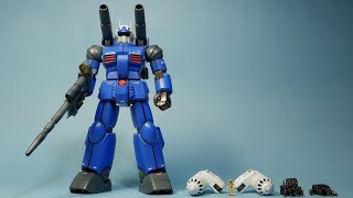 BANDAI 1/100 MG ガンキャノン「ブルー」改修版完成品