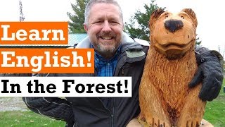 Let's Learn English in the Forest in the Fall (Autumn) | English Video with Subtitles