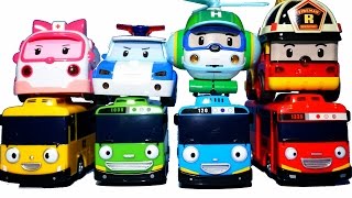 로보카폴리 만들기 타요 만들기 블럭 장난감  Tayo Little the bus Robocar Poli Car Toys Робокар Поли  Тайо Игрушки