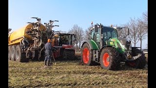 VERVAET stuck in the MUD | Fendt | modder | Injecting slurry