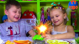 ЧЕЛЛЕНДЖ Магическая Рука Превращения Ярославы и Игорька Видео для детей
