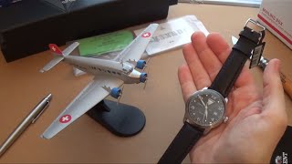 Junkers Double Unboxing! Flatline 6350-2 Watch, Hobbymaster JU-52 SwissAir +Squale & Orient Goodies
