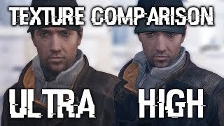 HIGH vs ULTRA Texture Comparison - WATCH DOGS with WORSE Mod and MalDo textures