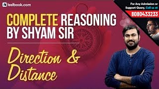 Complete Reasoning Class #6 | Direction & Distance for SSC CGL, CHSL 2019, CPO & SBI PO 2019