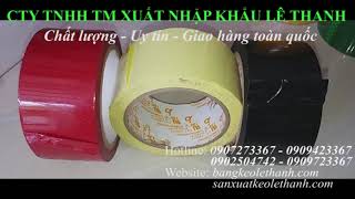 CƠ SỞ SẢN XUẤT BĂNG KEO MÀU GIÁ SỈ CHO CÁC ĐẠI LÝ PHÂN PHỐI NHỎ LẺ