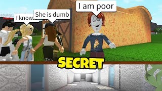 The Mean Girls Bully Me For Being Poor So I Show Them My Secret Underground Mansion Roblox Bloxburg