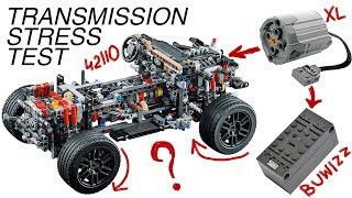 42110 ТЕСТ ТРАНСМИССИИ с помощью XL Мотор + Buwizz. LEGO Technic Land Rover Defender
