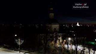 Полёт на квадрокоптере над городом Вязьма