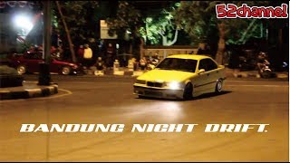 NGEPOT!!! Duo BMW Beraksi Di Bandung Night Drift Pusdai.