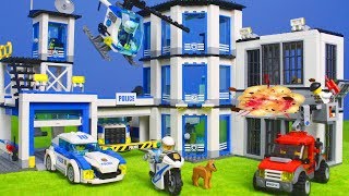 LEGO Polizei, Polizeiauto, Polizeistation & Spielzeugautos für Kinder | Unboxing Episode deutsch