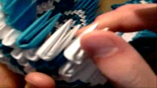 Origami modułowe: łabędź #4 - Szyja