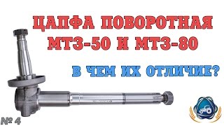 Цапфа поворотная МТЗ-50 и МТЗ-80. В чем отличие?