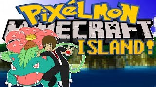 Minecraft: Pixelmon Island (Pokemon Mod) #4 HEALING TREE QUEST! | JeromeASF