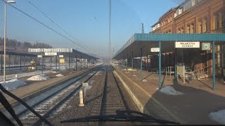 4K Cabview 36WEa-013 Wrocław Główny - Wałbrzych Główny + sound - 13.02.2017