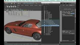 Car Rigging Tutorial - Maya 2013 (Mercedes SLS)
