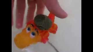 Красноухая черепаха, купание в ванне/ Red-eared a Little turtle, swimming in the bath