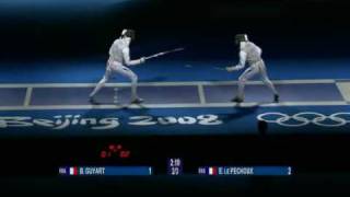 Beijing 2008 - MFI - L16 - le Pechoux FRA v Guyart FRA - 1 of 2