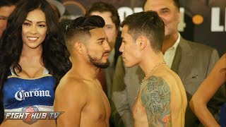 ABNER MARES VS. ANDRES GUTIERREZ FULL WEIGH IN AND FACE OFF VIDEO