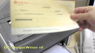3 Seconds to print a Cheque!
