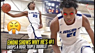 Emoni Bates Drops NASTY Triple Double & Shows WHY He's The #1 Ranked 16 Year Old In The Nation!!