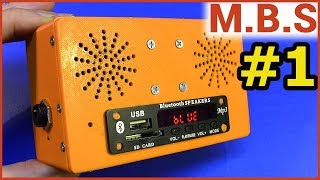 САМОДЕЛЬНАЯ BLUETOOTH  КОЛОНКА на 3D ПРИНТЕРЕ Блютуз своими руками