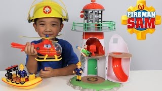 Fireman Sam Lighthouse Playset Toys Unboxing Fun With Wallaby Neptune Ckn Toys