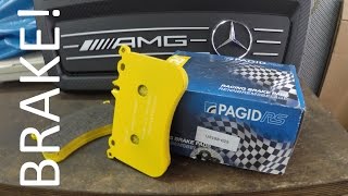 Building my own Tracktool #4 - Mounting Racing Brake Pads