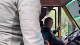 Ветеран АТО проучил водителя маршрутки.