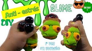 ? Haz un Squishy ZOMBI MONSTRUO ANTI ESTRES DE SLIME ? Halloween ? Fácil Manualidad