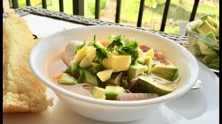 Portuguese Fish Stew Recipe | Molé Mama on location in beautiful Maui