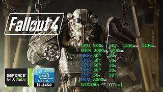 Fallout 4 | GTX 750Ti 2GB + i5-3450 + 8GB RAM