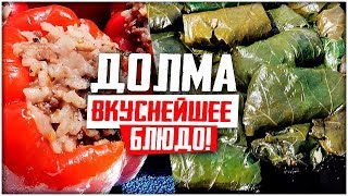 ДОЛМА ИЛИ ГОЛУБЦЫ ИЗ ВИНОГРАДНЫХ ЛИСТЬЕВ! Как приготовить долму в казане на костре!
