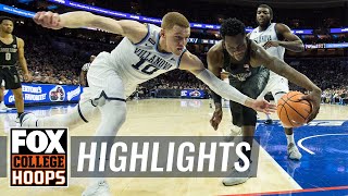 Villanova vs Georgetown | HIGHLIGHTS | FOX COLLEGE HOOPS