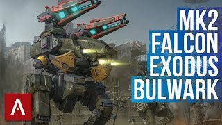 War Robots: New Robots Falcon Bulwark MK2 Max Level Gameplay | 2.5 HOURS