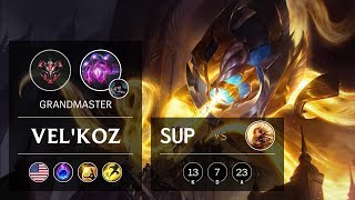 Vel'Koz Support vs Leona - NA Grandmaster Patch 10.2