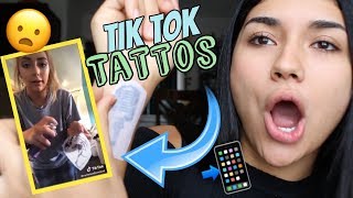 TATUAJES FALSOS -PRUEBO HACK VIRAL DE TIK TOK