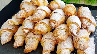 ТАКИЕ ВКУСНЫЕ ТВОРОЖНЫЕ РОГАЛИКИ ГОТОВЛЮ УЖЕ МНОГО ЛЕТ!!!