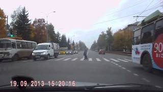 ДТП в Рыбинске 19 сентября 2013  HD